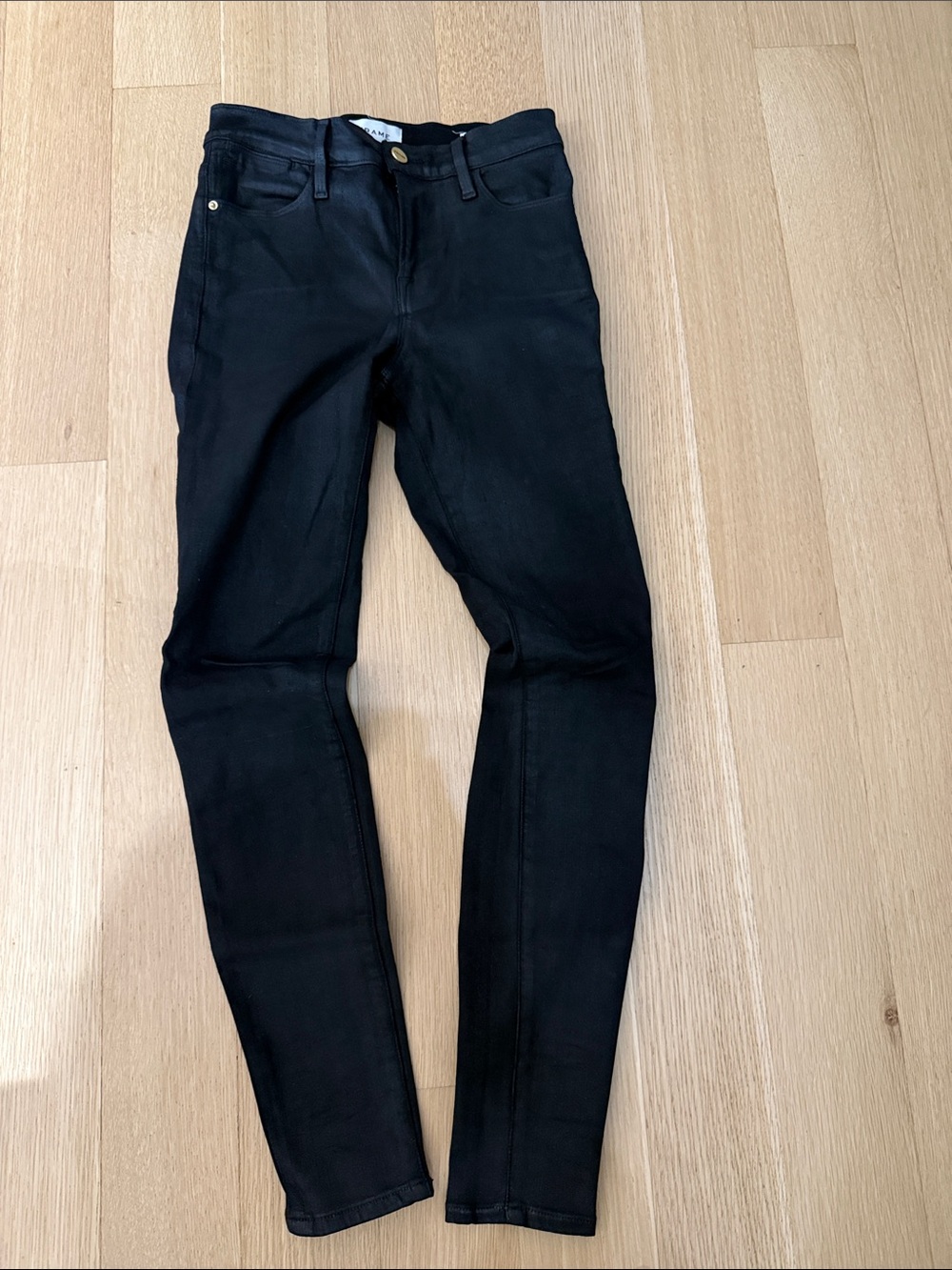 Black Frame Women’s Le High Skinny Crop Coared Jeans